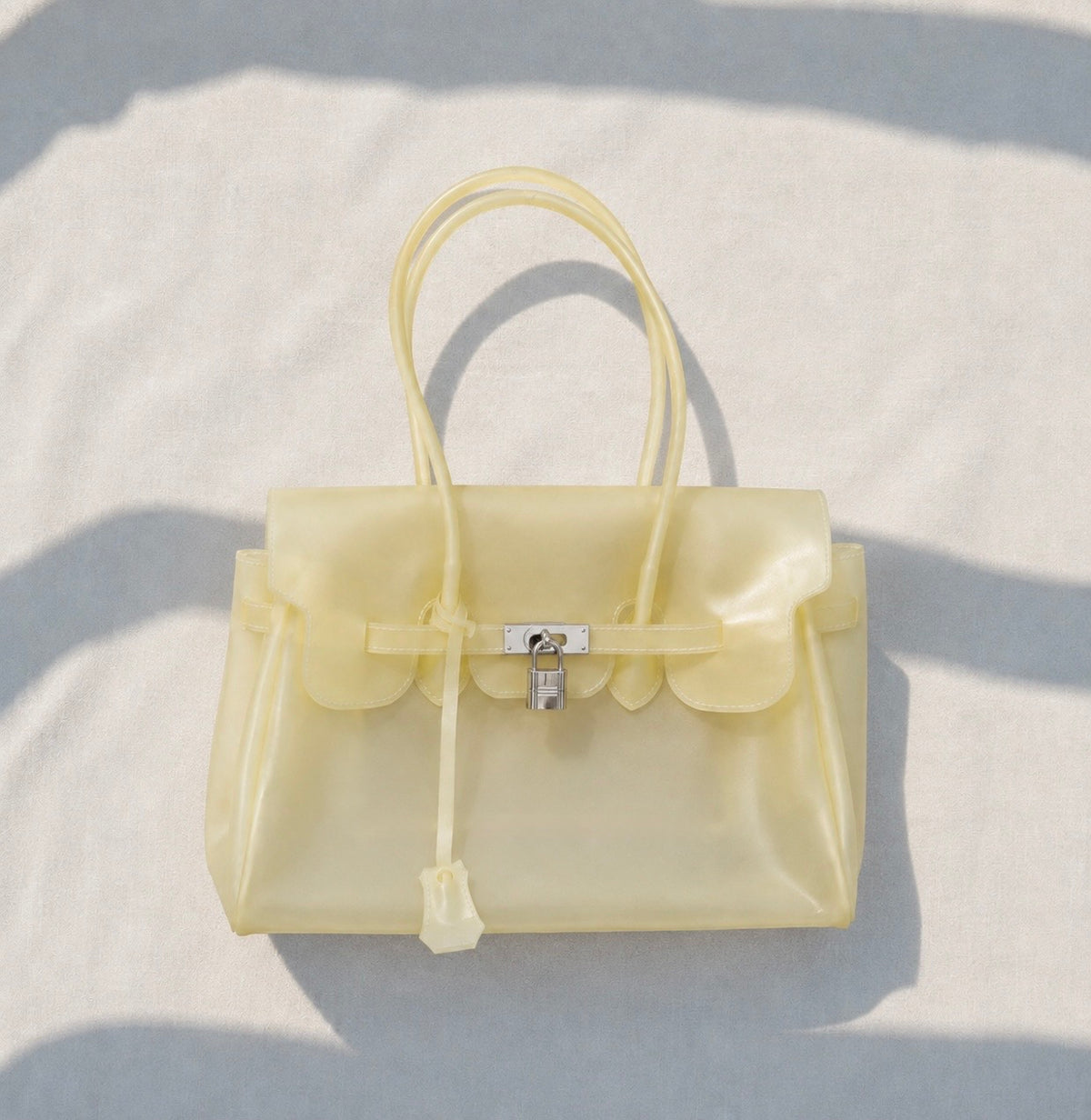 Sac Jelly Firkin OMEYA The Haze Mini en TPU semi-transparent finition givrée