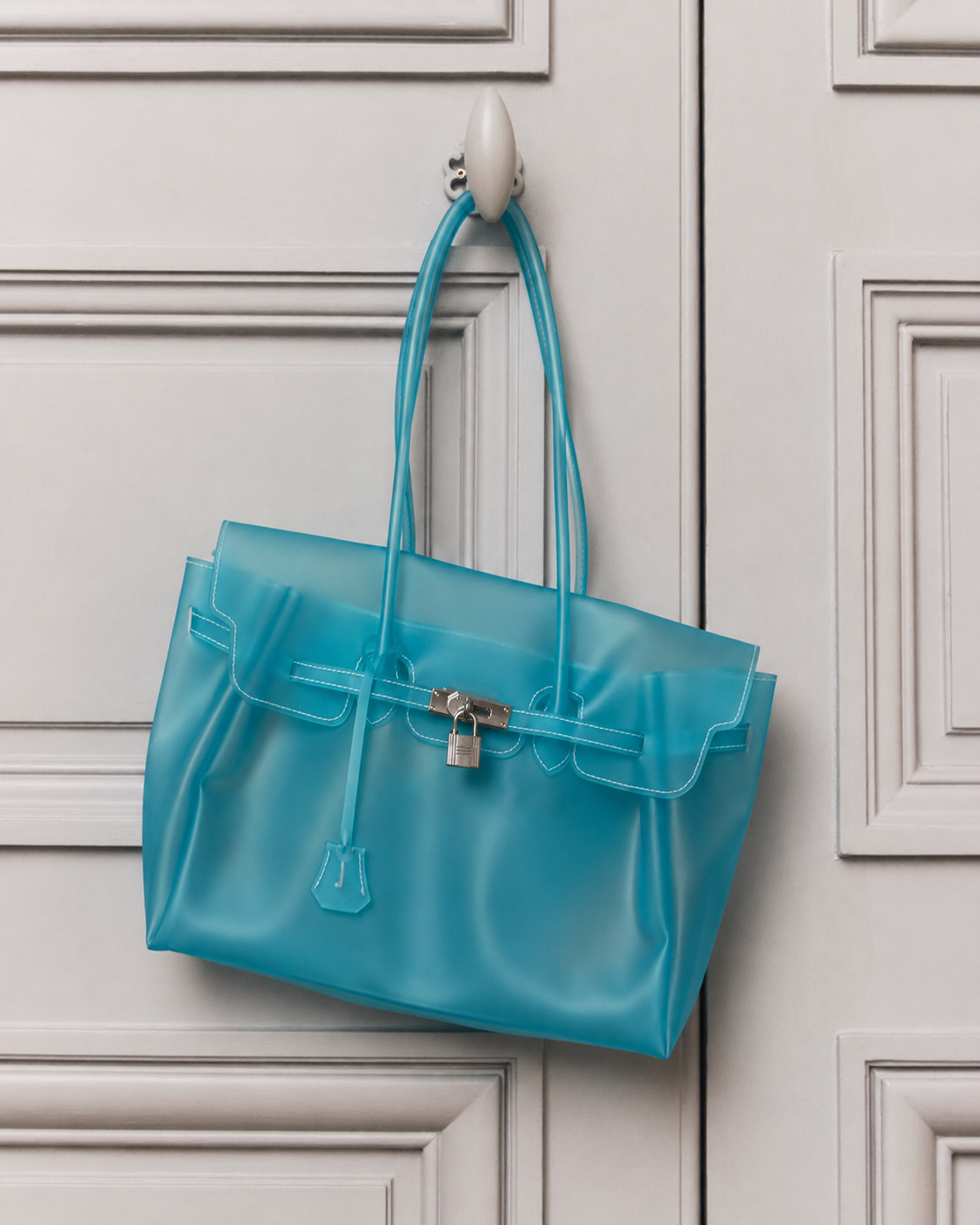Sac Jelly Firkin OMEYA The Haze en TPU semi-transparent finition givrée